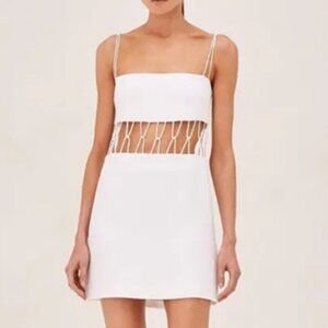 Alexis - Kim dress in white